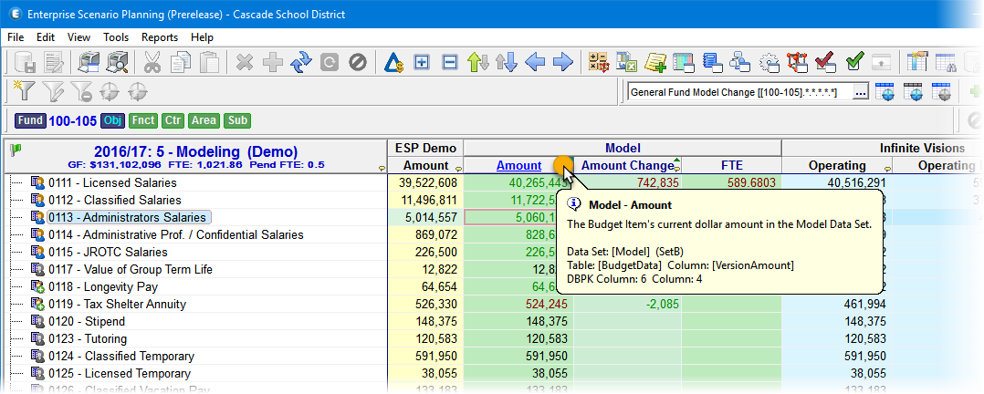 Grid Column Information Tooltip