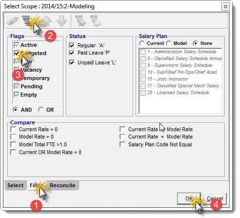 Employee Scope Filters