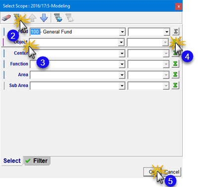 Select Modeling Scope